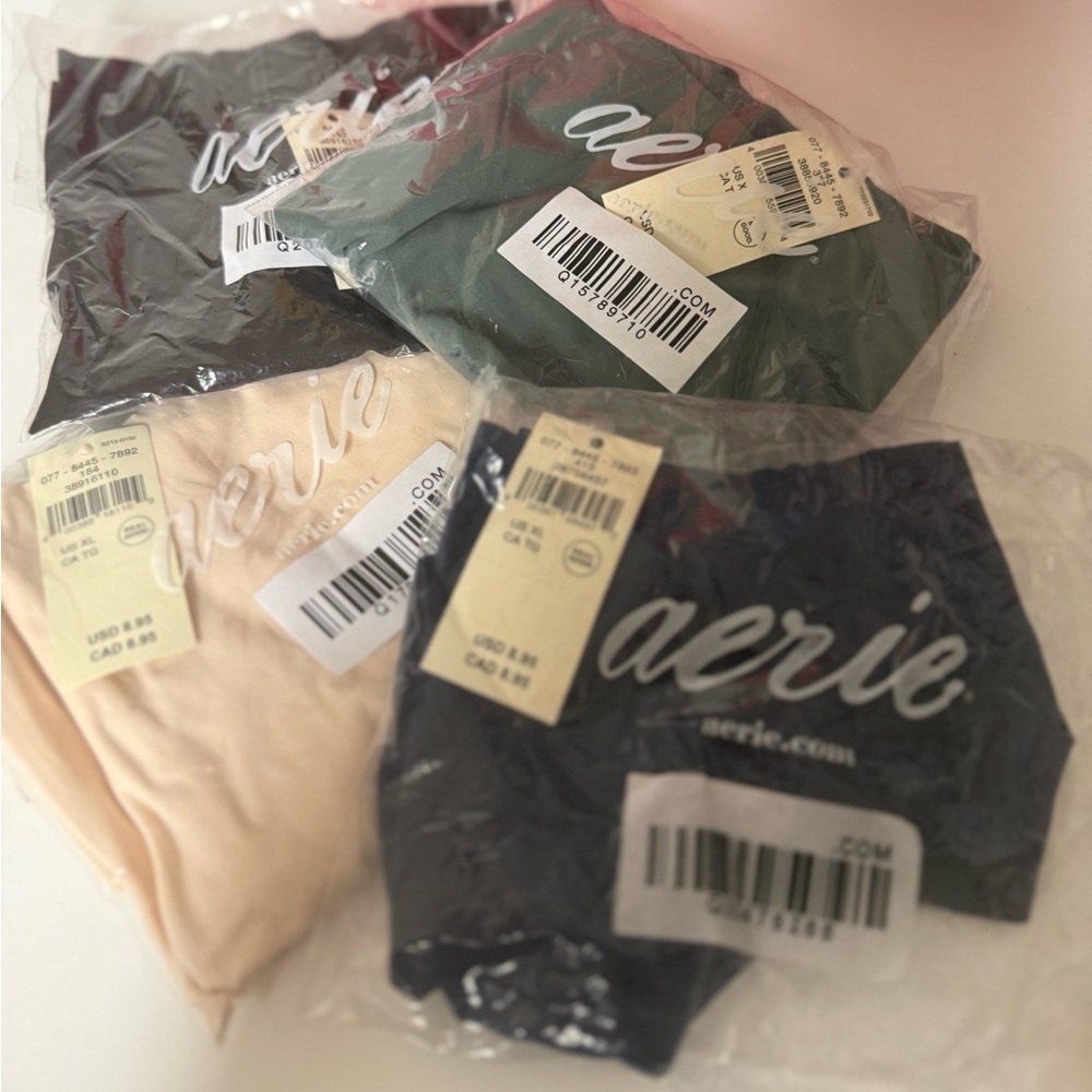 NWT aerie no show thong underwear LOT